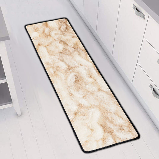 Sheepskin Print Long Kitchen Mat
