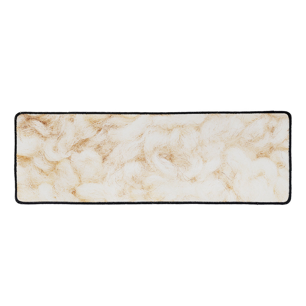 Sheepskin Print Long Kitchen Mat