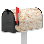 Sheepskin Print Mailbox Cover