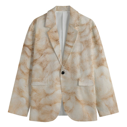 Sheepskin Print Men's Blazer