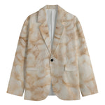Sheepskin Print Men's Cotton Blazer