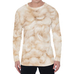 Sheepskin Print Men's Long Sleeve T-Shirt