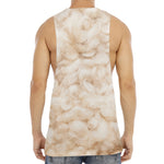 Sheepskin Print Men's Muscle Tank Top