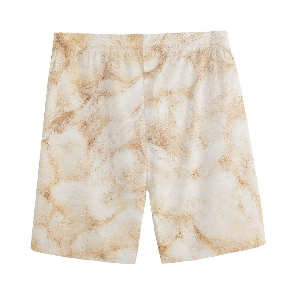 Sheepskin Print Men's Sports Shorts