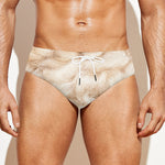 Sheepskin Print Men's Swim Briefs