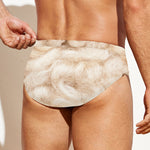 Sheepskin Print Men's Swim Briefs