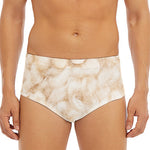 Sheepskin Print Men's Triangle Swim Briefs