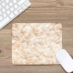 Sheepskin Print Mouse Pad