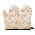 Sheepskin Print Oven Mitts