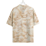 Sheepskin Print Rayon Hawaiian Shirt