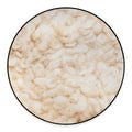 Sheepskin Print Round Floor Mat