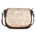 Sheepskin Print Saddle Bag