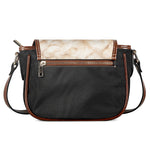 Sheepskin Print Saddle Bag