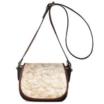 Sheepskin Print Saddle Bag