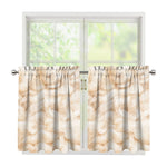 Sheepskin Print Tier Curtains