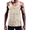 Sheepskin Print Men's Workout Tank Top