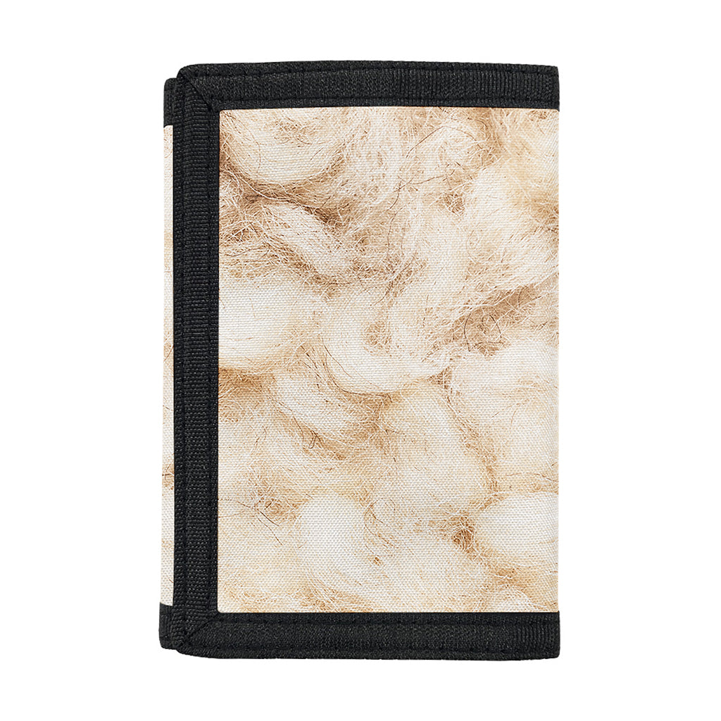 Sheepskin Print Trifold Wallet