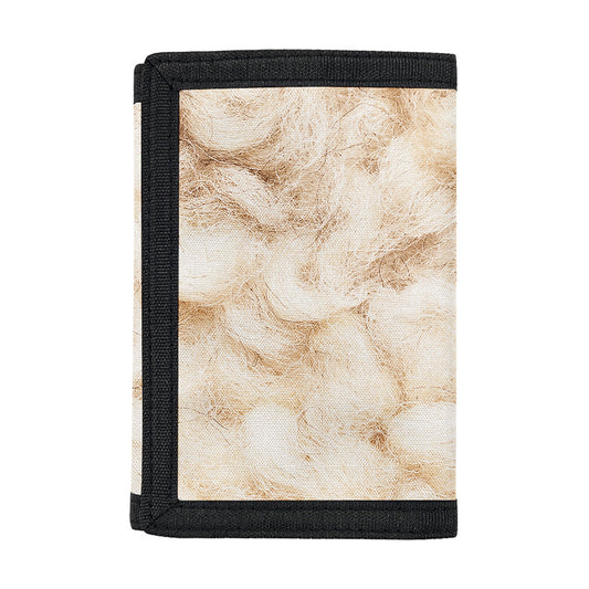 Sheepskin Print Trifold Wallet