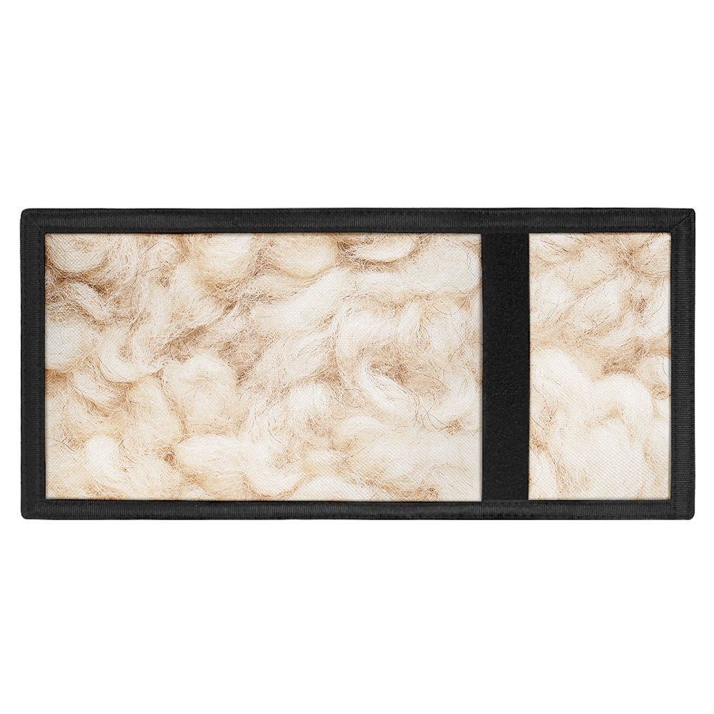 Sheepskin Print Trifold Wallet