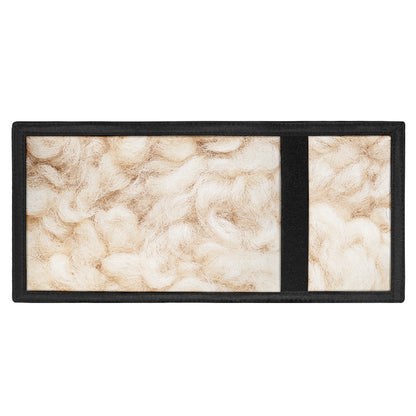 Sheepskin Print Trifold Wallet