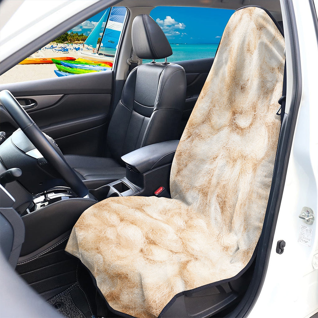 Sheepskin Print Waterproof Car Seat Cover