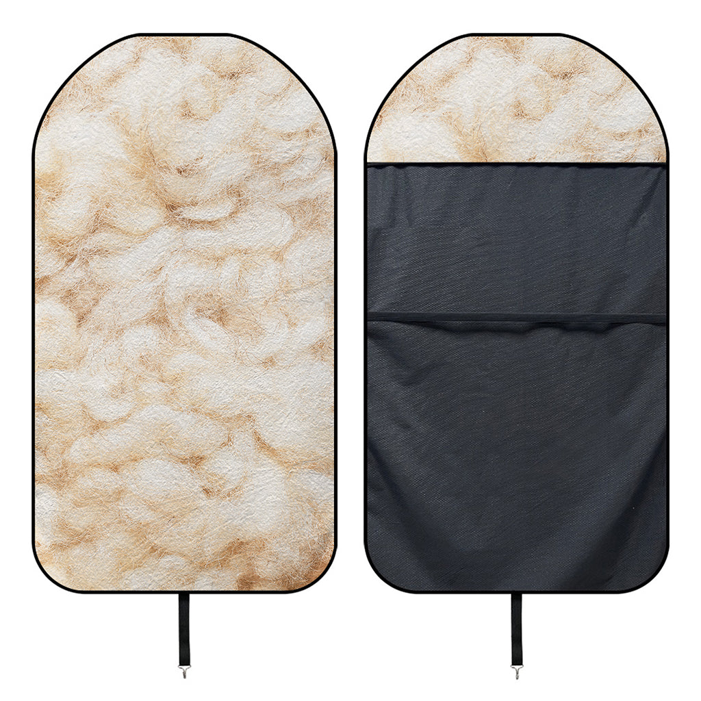 Sheepskin Print Waterproof Car Seat Cover