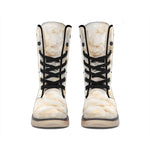 Sheepskin Print Winter Boots