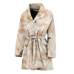 Sheepskin Print Women's Bathrobe
