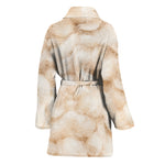 Sheepskin Print Women's Bathrobe