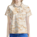 Sheepskin Print Women's Polo Shirt