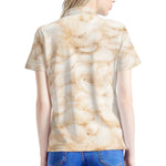 Sheepskin Print Women's Polo Shirt