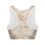 Sheepskin Print Women's Sports Bra