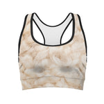 Sheepskin Print Women's Sports Bra