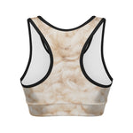 Sheepskin Print Women's Sports Bra