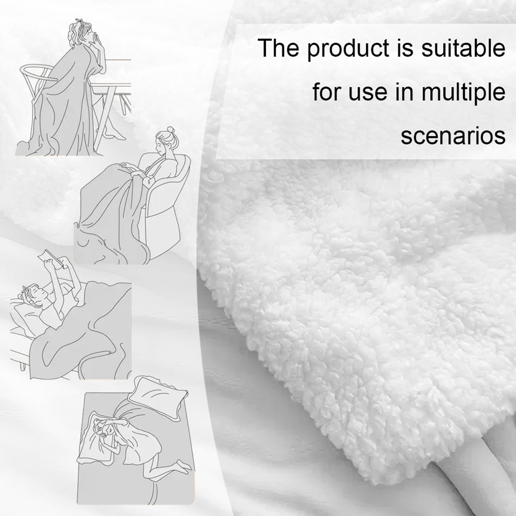 Floral Paisley Mandala Print Sherpa Blanket