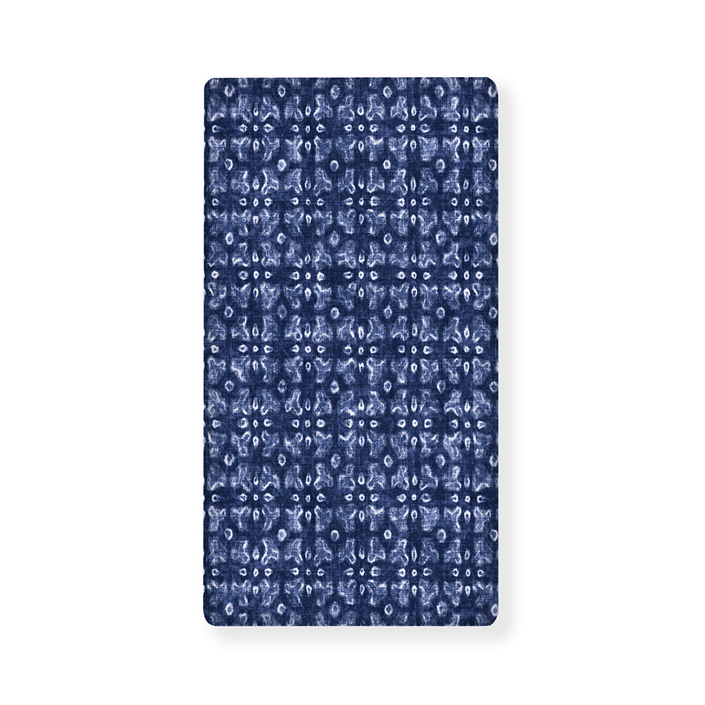 Shibori Floral Pattern Print Baby Crib Sheet