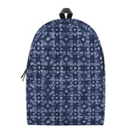 Shibori Floral Pattern Print Backpack