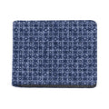 Shibori Floral Pattern Print Bifold Wallet