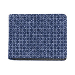 Shibori Floral Pattern Print Bifold Wallet