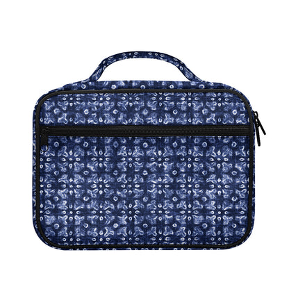 Shibori Floral Pattern Print Briefcase Bible Bag