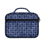 Shibori Floral Pattern Print Briefcase Bible Bag