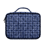 Shibori Floral Pattern Print Briefcase Bible Bag