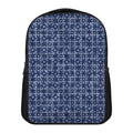 Shibori Floral Pattern Print Casual Backpack