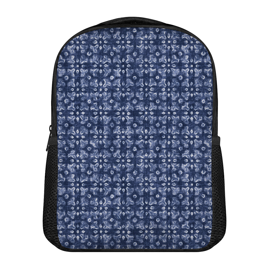 Shibori Floral Pattern Print Casual Backpack