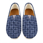 Shibori Floral Pattern Print Casual Shoes
