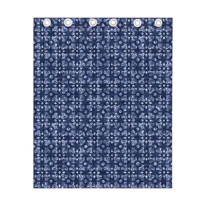 Shibori Floral Pattern Print Curtain