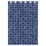 Shibori Floral Pattern Print Curtain