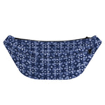 Shibori Floral Pattern Print Fanny Pack