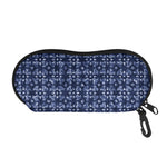 Shibori Floral Pattern Print Glasses Case