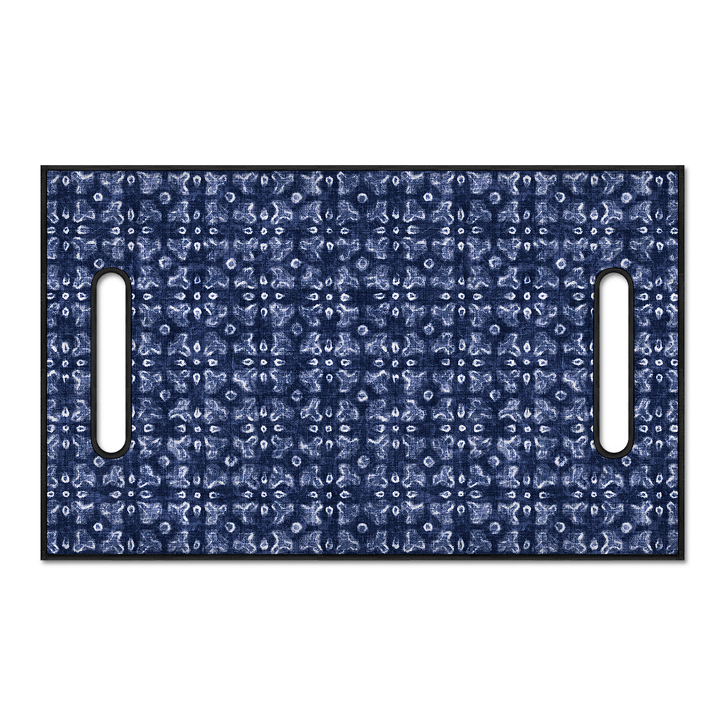 Shibori Floral Pattern Print Golf Cart Seat Cover